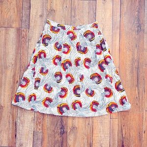 Vintage Art Deco Midi-Skirt